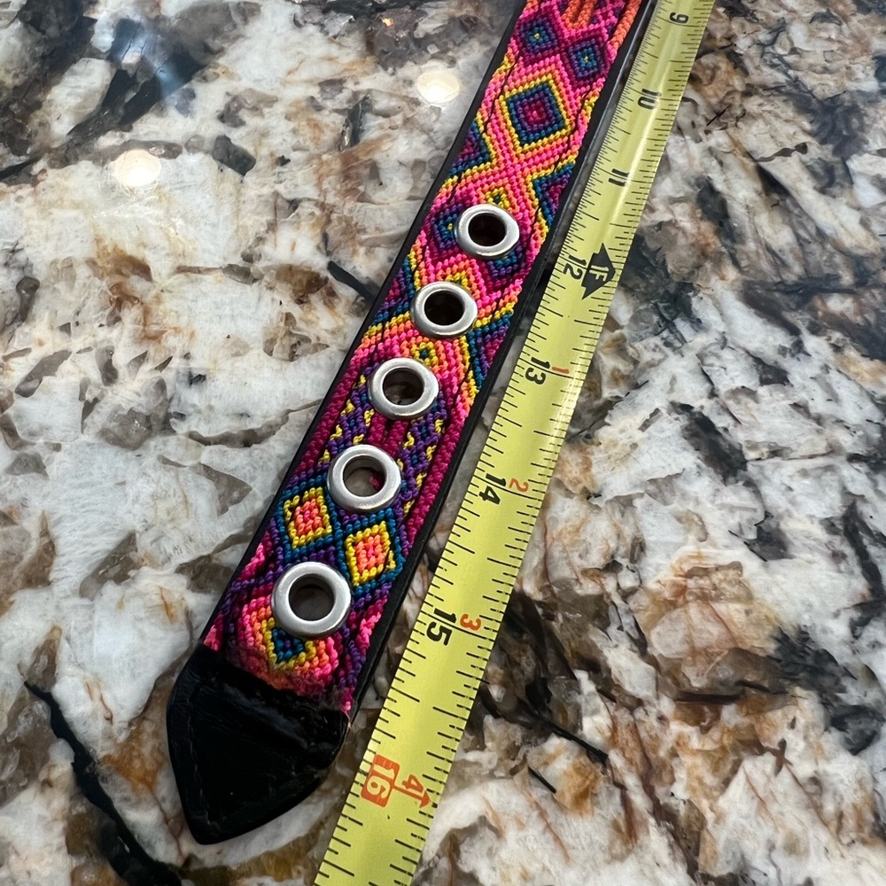 Beautiful Mexican Hand embroidered Pet Collar - Picture 9 of 9